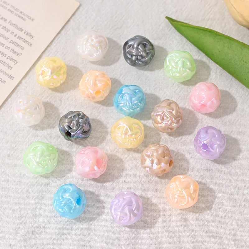 Phone Accessories Beads - 10 Peças de Contas de Acrílico