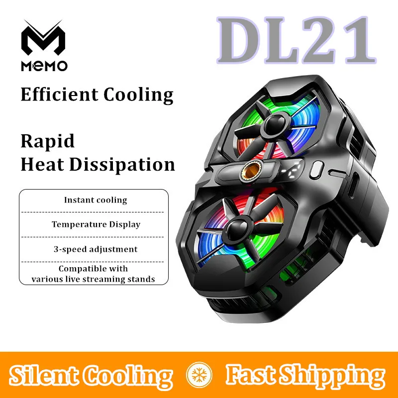 Phone Cooling Fan - Novo memo dl21 telefone móvel duplo