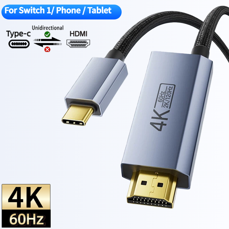 Hdmi Phone Adapter - Dock para Nintendo Switch com Cabo