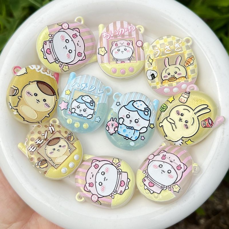 Phone Accessories Beads - Chaveiro Luminoso de Desenho Animado Chiikawa