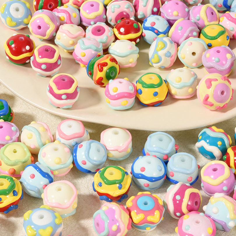 Phone Accessories Beads - 3/5Pcs Misto Y2K Colorido Dot Loose