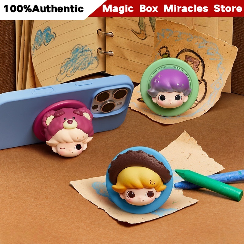 Phone Accessories Popmart - POPMART Dimoo World Pixar Suporte Magnético