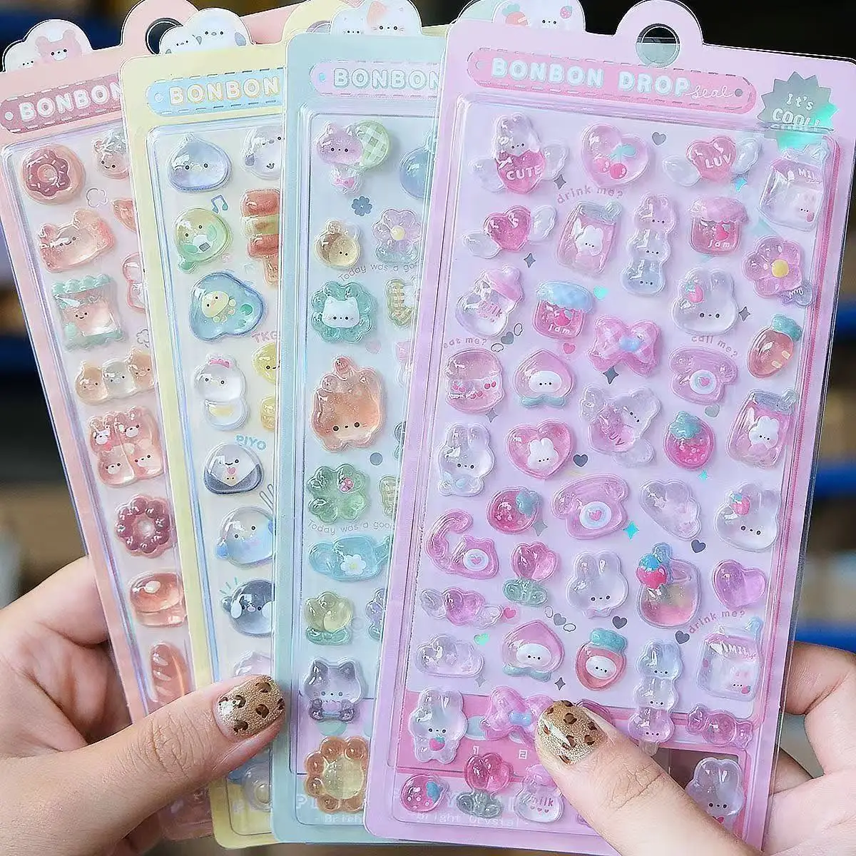 Phone Accessories Quotes - Adesivos de Resina 3D Kawaii 2027:
