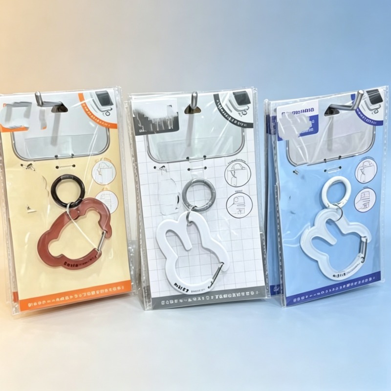 Airtag Holder Case - Chaveiro Mosquetão em Formato de Coelho