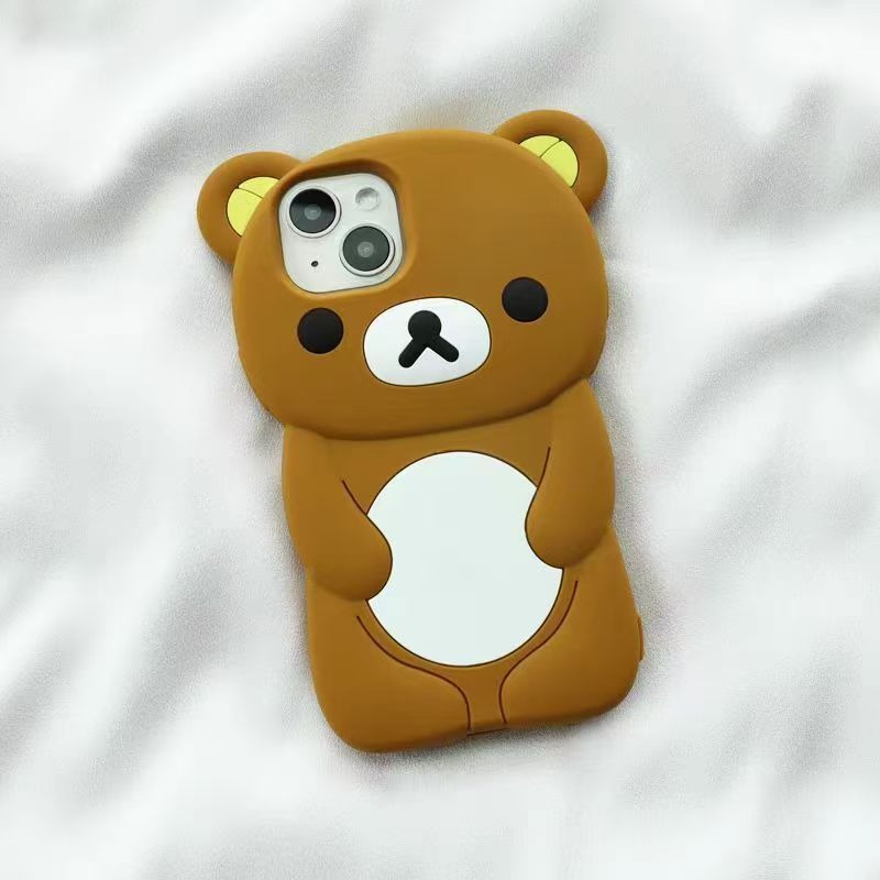 Phone Accessories Vendor - Capa de Silicone Rilakkuma para Celular,