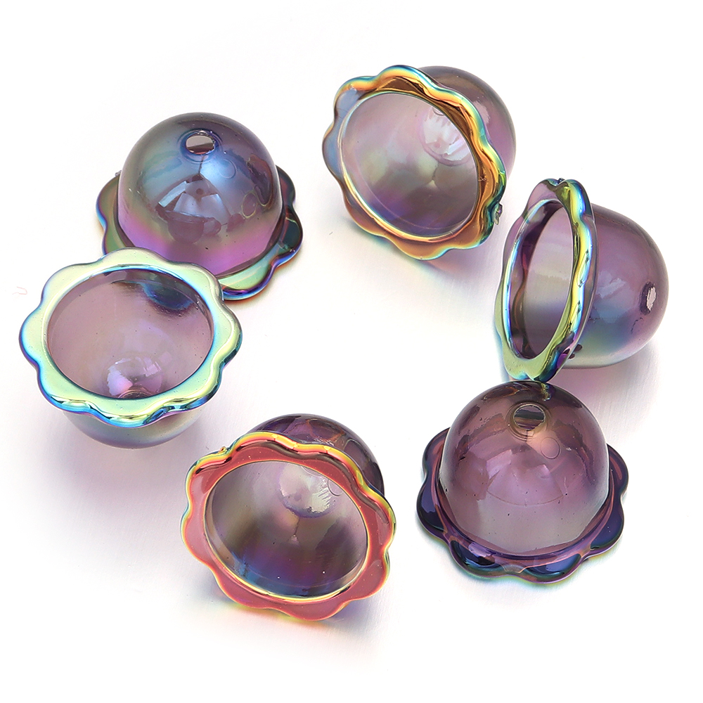 Phone Accessories Beads - 6 pçs transparente vento sino contas