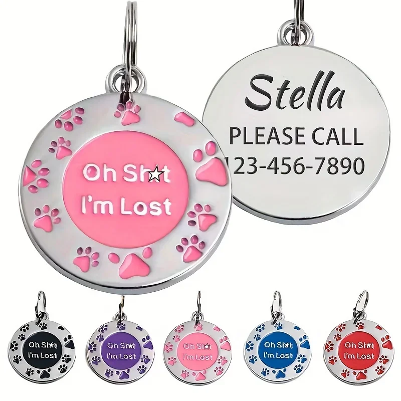 Phone Accessories And Names - Etiqueta personalizada para animais de estimação