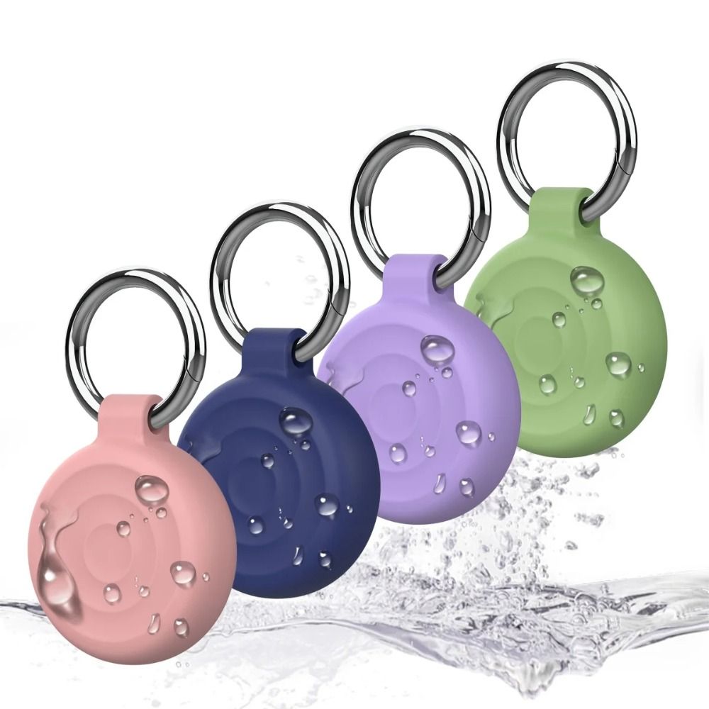 Airtag Holder Case - Capa protetora de silicone chaveiro à