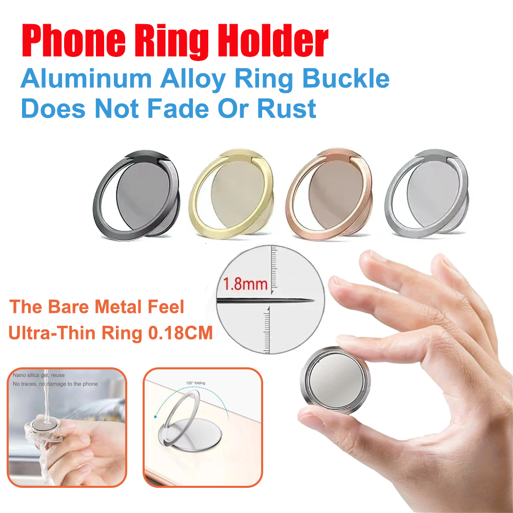 Phone Accessories Vendor - Suporte de anel de metal ultrafino
