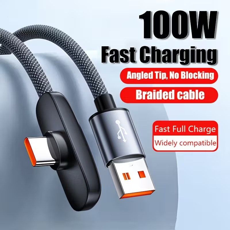 Phone Accessories Supplier - Cabo de Carregamento Rápido de 100W