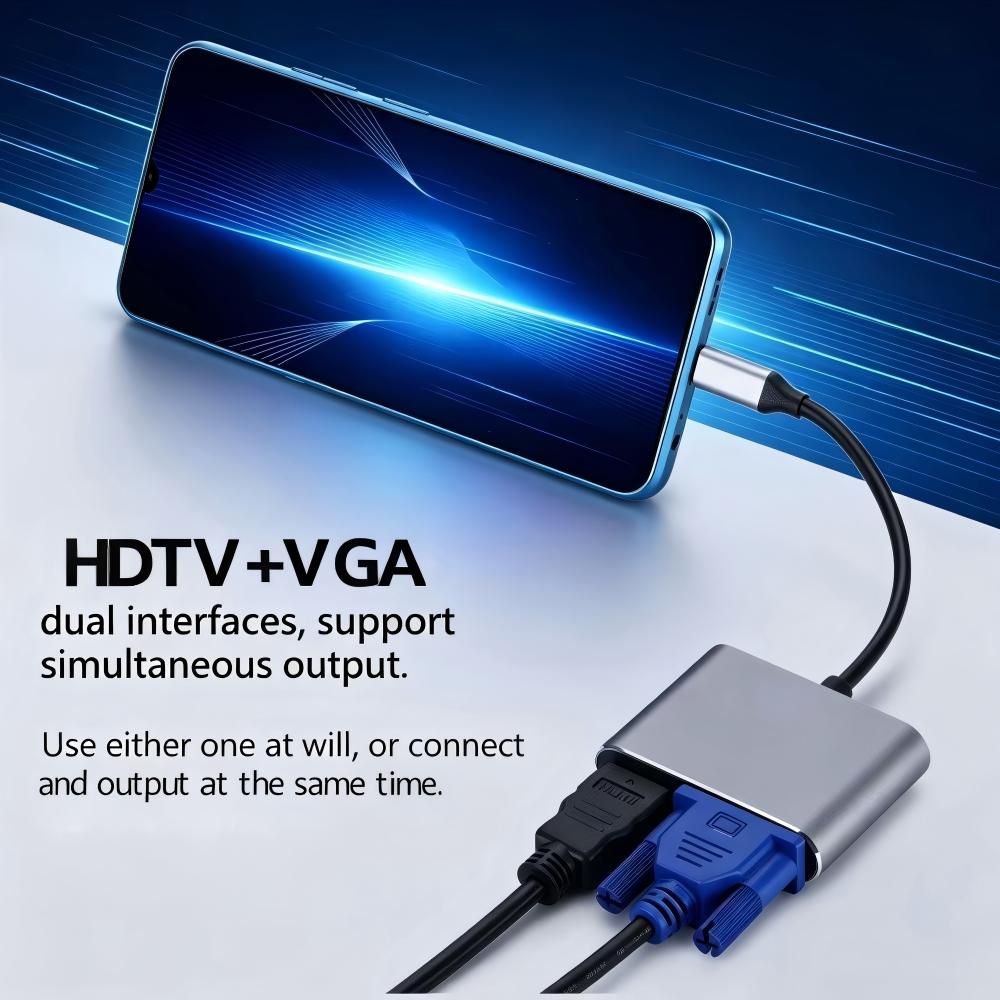 Adaptador USB 3.0/TIPO-C para  - Hdmi Phone Adapter avaliação e preço