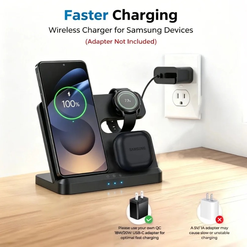 Carregador Sem Fio Rápido 3 em - Phone Cooling Fan avaliação e preço