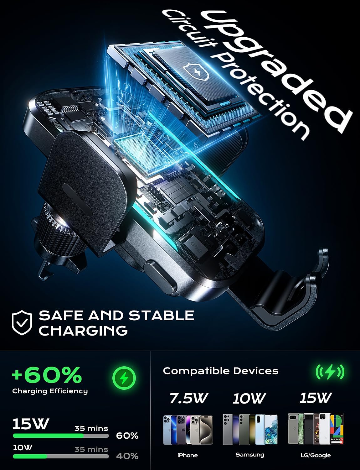 Uyuxio carregador de carro sem - Phone Cooling Fan avaliação e preço