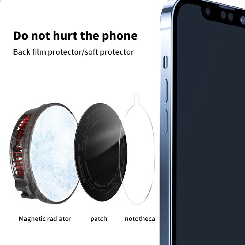 Placa de metal para radiador d - Phone Cooling Fan avaliação e preço