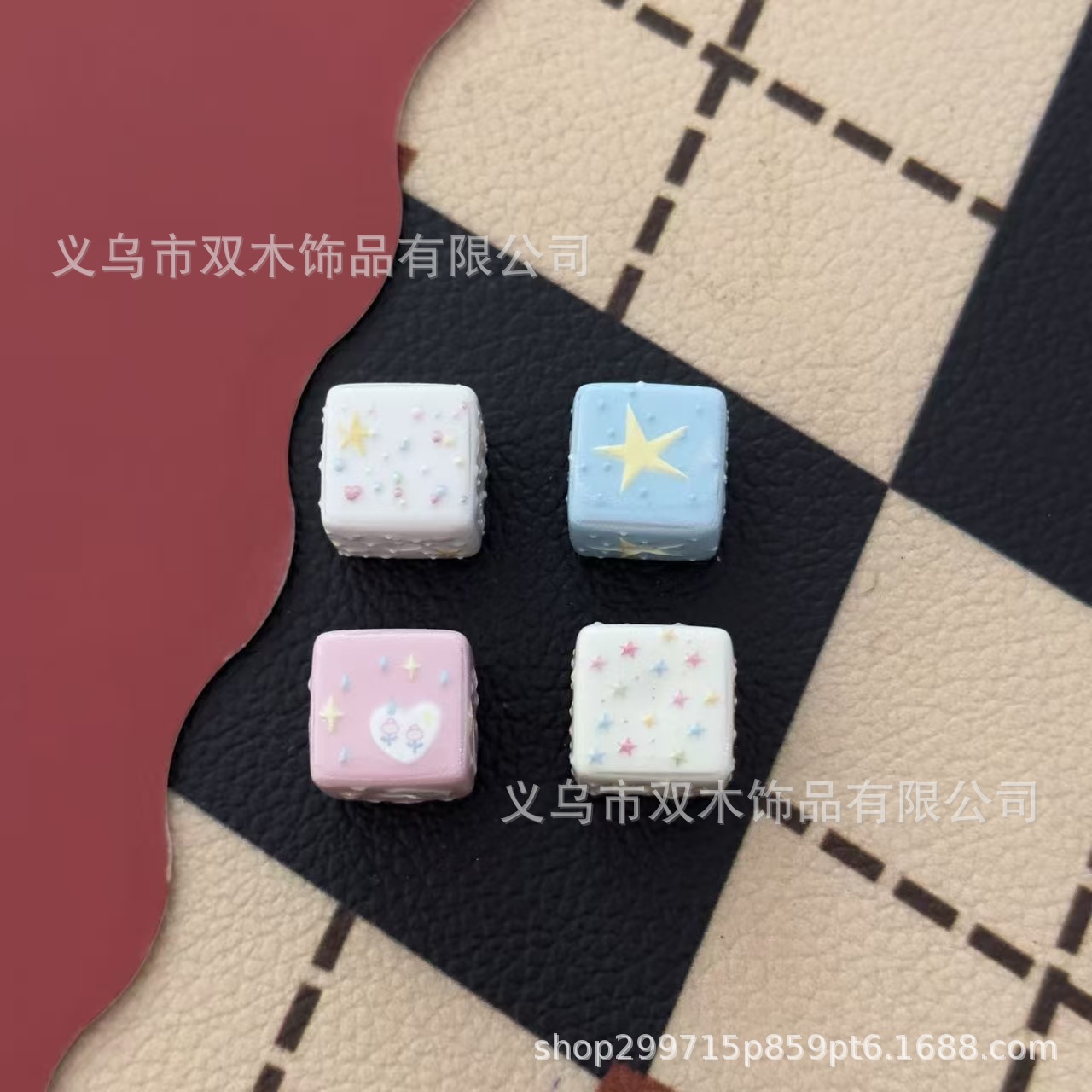 10 peças de contas quadradas d - Phone Accessories Beads avaliação e preço
