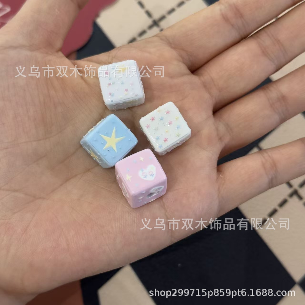 10 peças de contas quadradas d - Phone Accessories Beads avaliação e preço