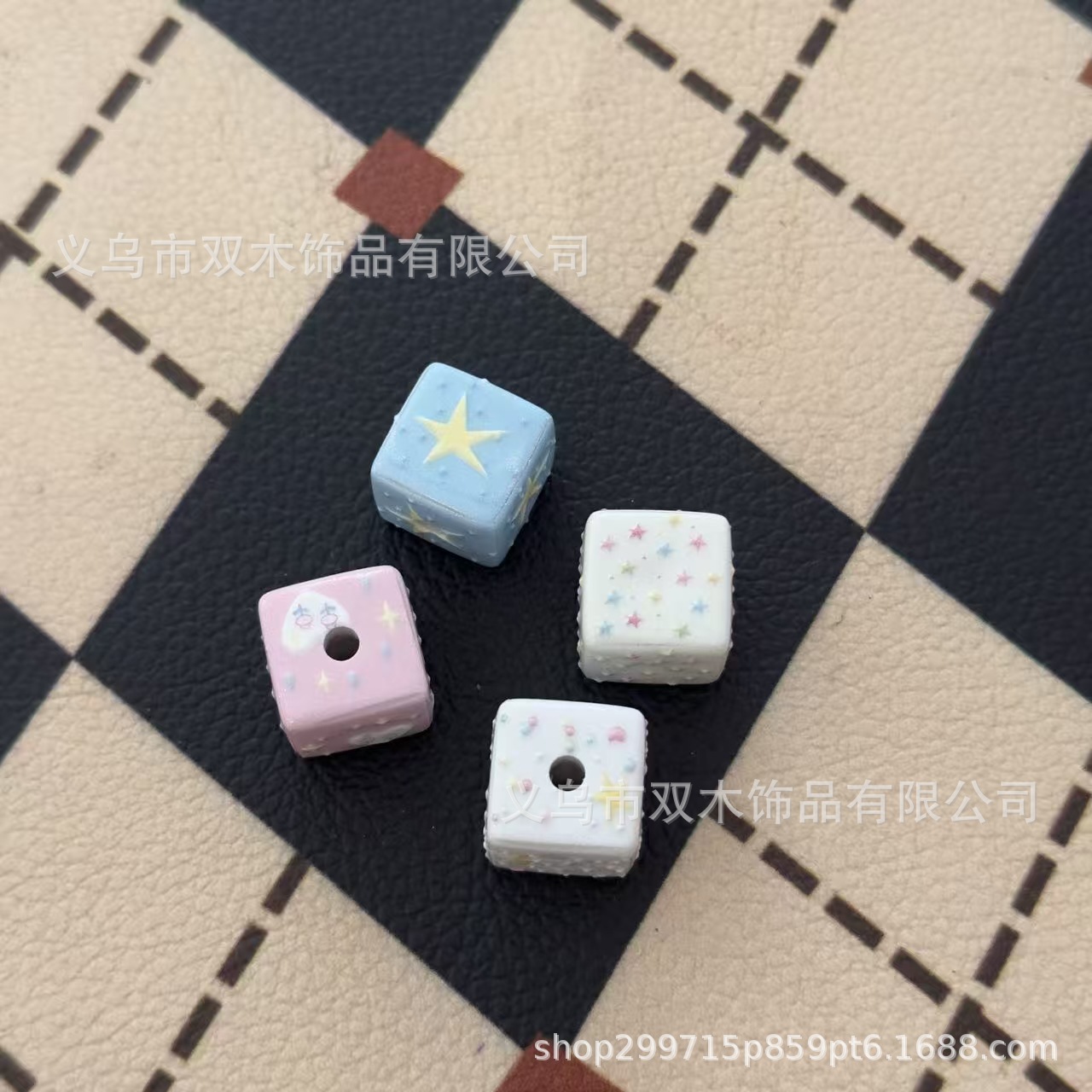10 peças de contas quadradas d - Phone Accessories Beads avaliação e preço