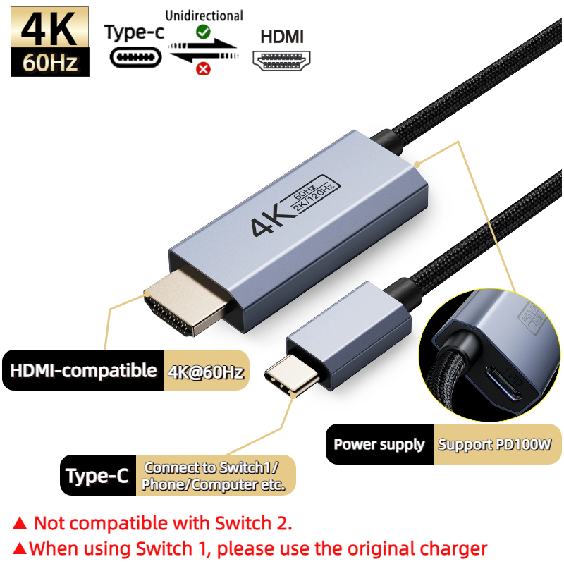 Dock para Nintendo Switch com  - Hdmi Phone Adapter avaliação e preço