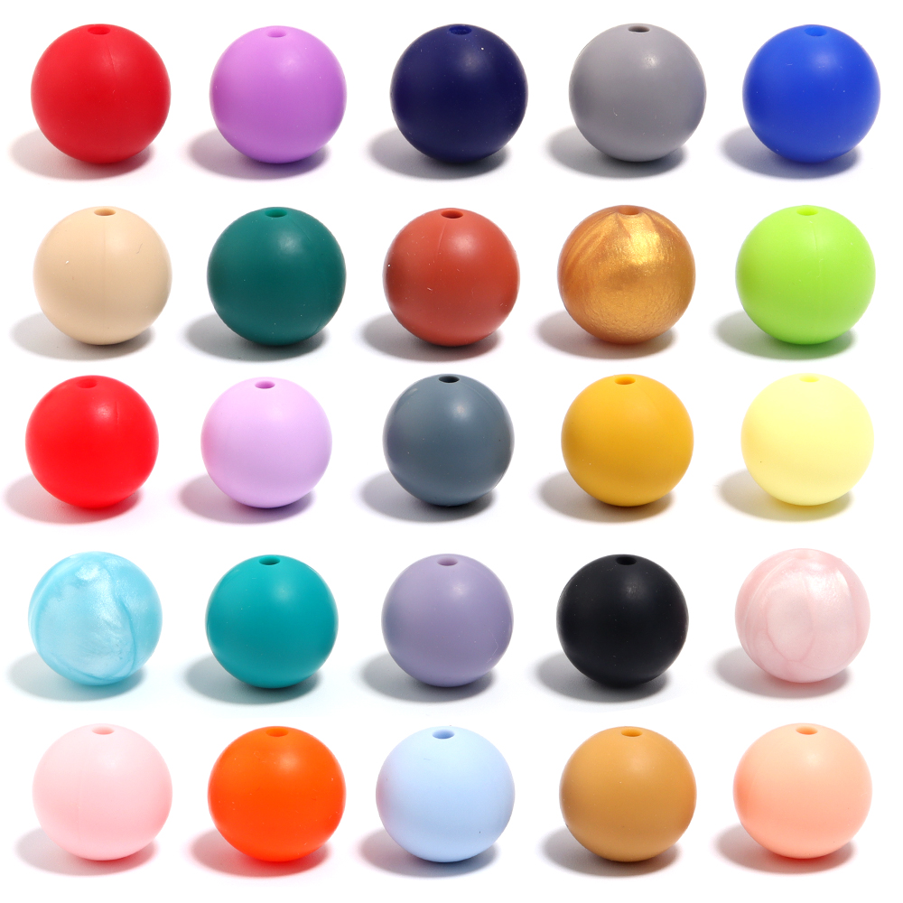 20 pçs silicone redondo grânul - Phone Accessories Beads avaliação e preço