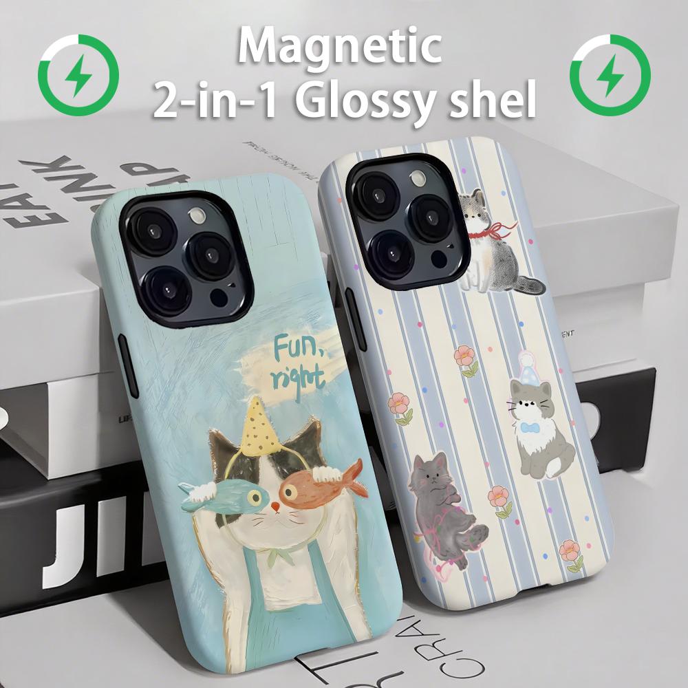 Gatos e cães bonitos caso de t - Phone Accessories Iphone avaliação e preço