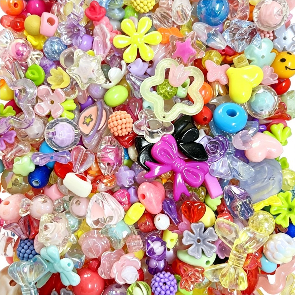 50g de Flores Acrílicas Mistas - Phone Accessories Beads avaliação e preço