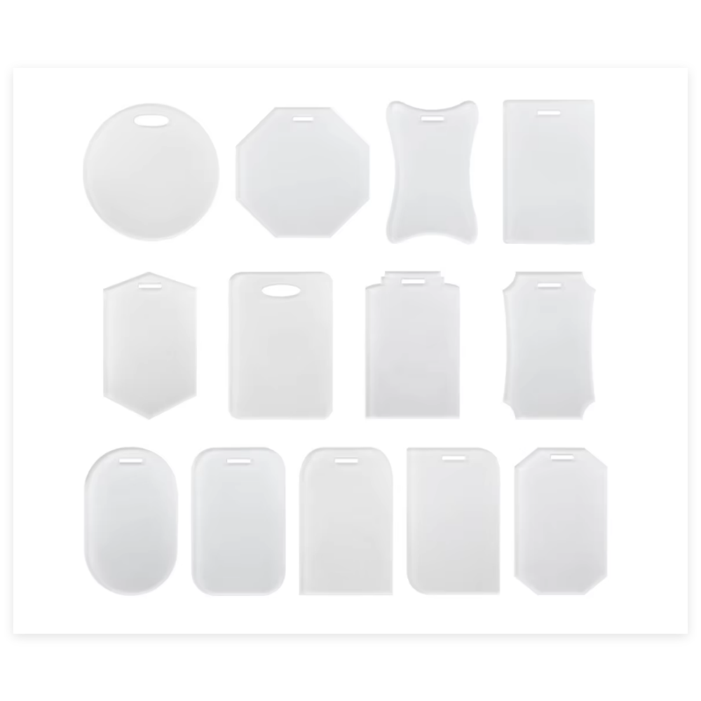 30 Etiquetas de Bagagem Acríli - Phone Accessories And Names avaliação e preço