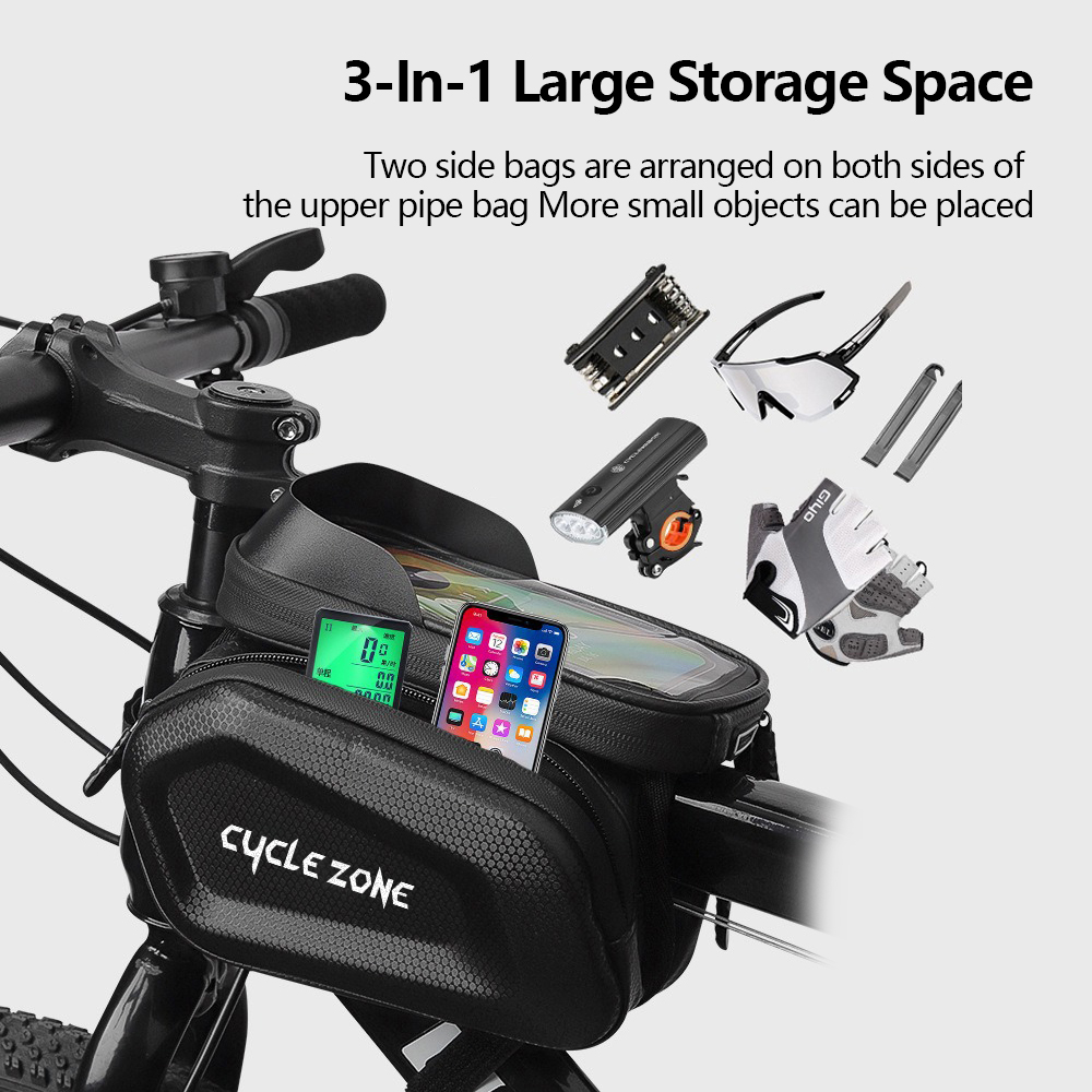 Saco de bicicleta tela sensíve - Phone Zone Accessories avaliação e preço