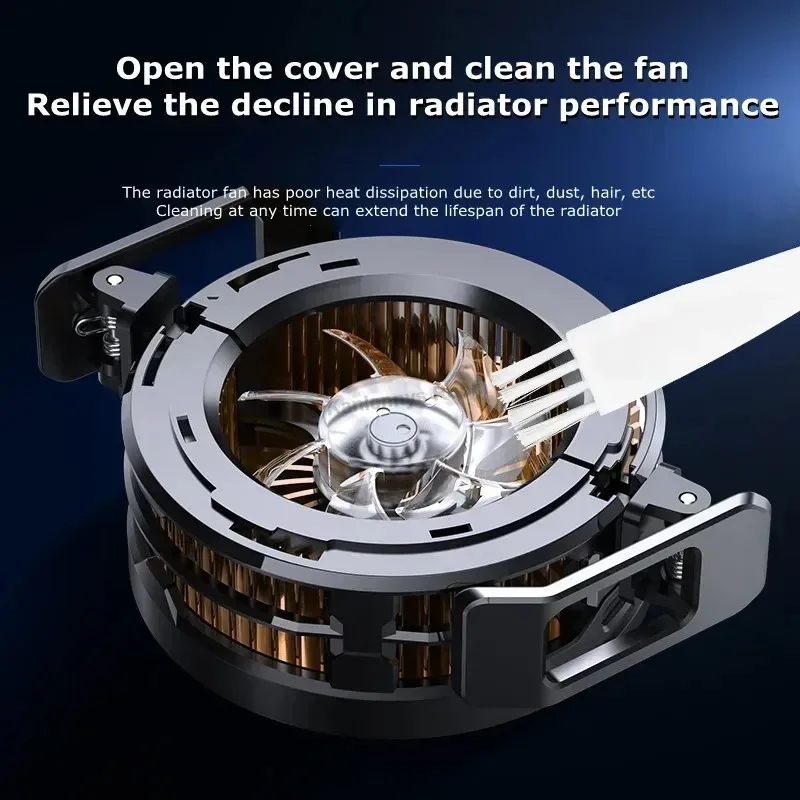 2 em 1 memo cx08 clipe traseir - Phone Cooling Fan avaliação e preço