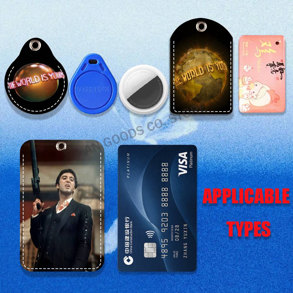 Porta-cartões de couro Scarfac - Airtag Holder Case avaliação e preço