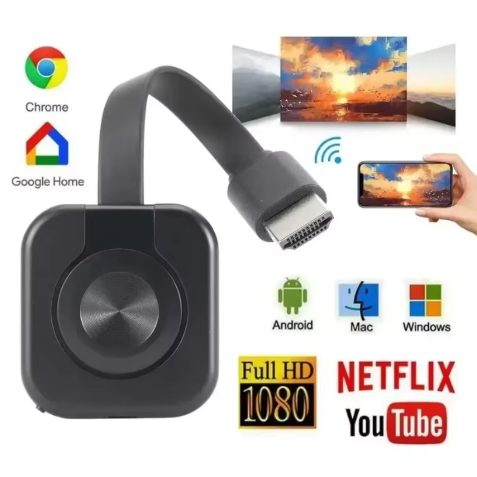 ‌ Receptor WiFi Áudio Vídeo Tr - Hdmi Phone Adapter avaliação e preço