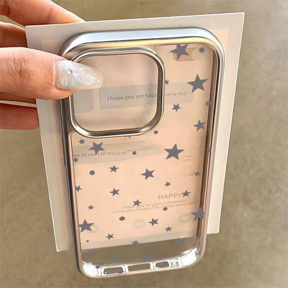 Capas Transparentes Y2K Stars  - Phone Accessories Iphone avaliação e preço