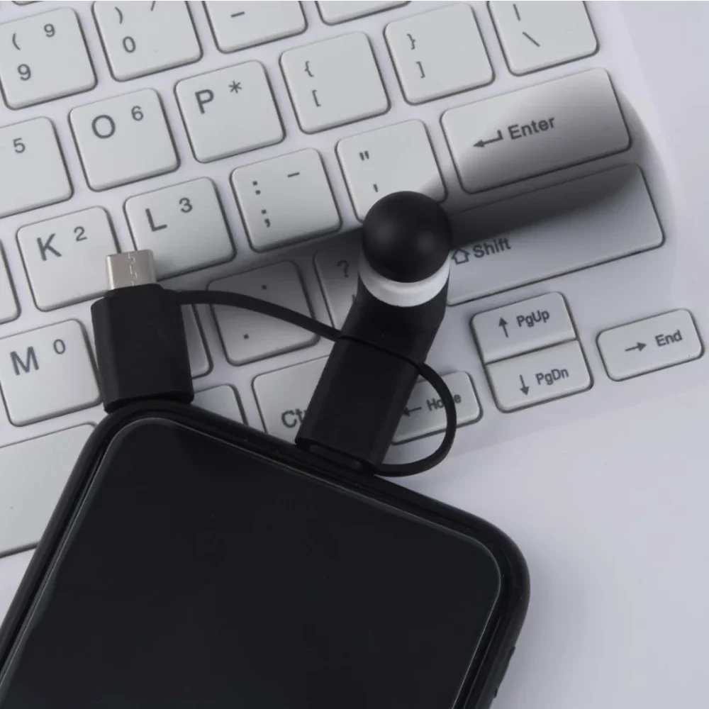 Ventilador usb criativo mini v - Phone Cooling Fan avaliação e preço
