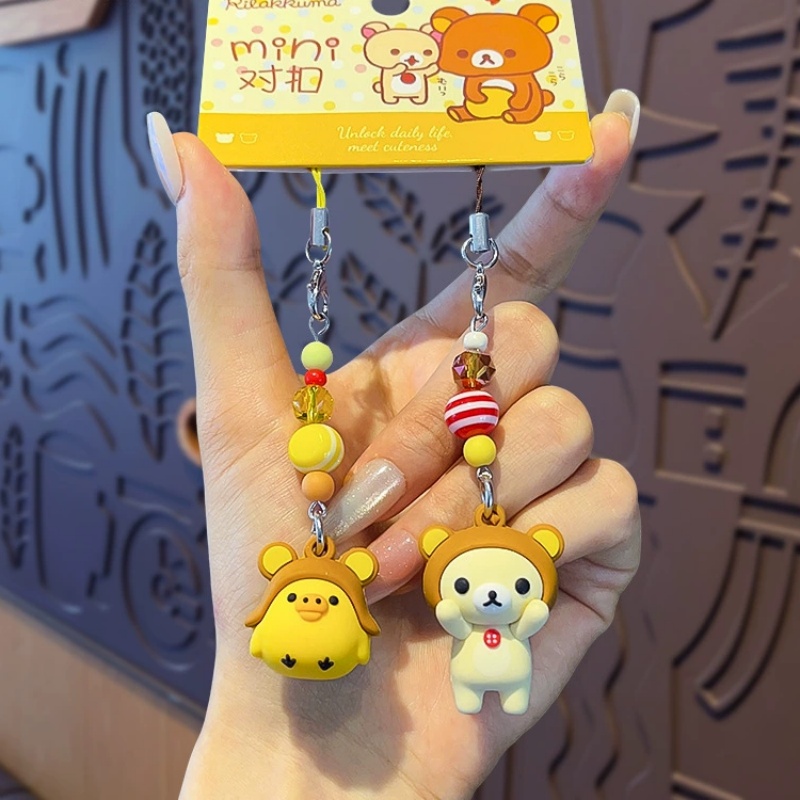 Chaveiro Fofo Rilakkuma Korila - Phone Accessories Beads avaliação e preço